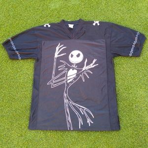 JACK SKELLINGTON VTG #93 FOOTBALL JERSEY (L) NIGHTMARE BEFORE CHRISTMAS DISNEY